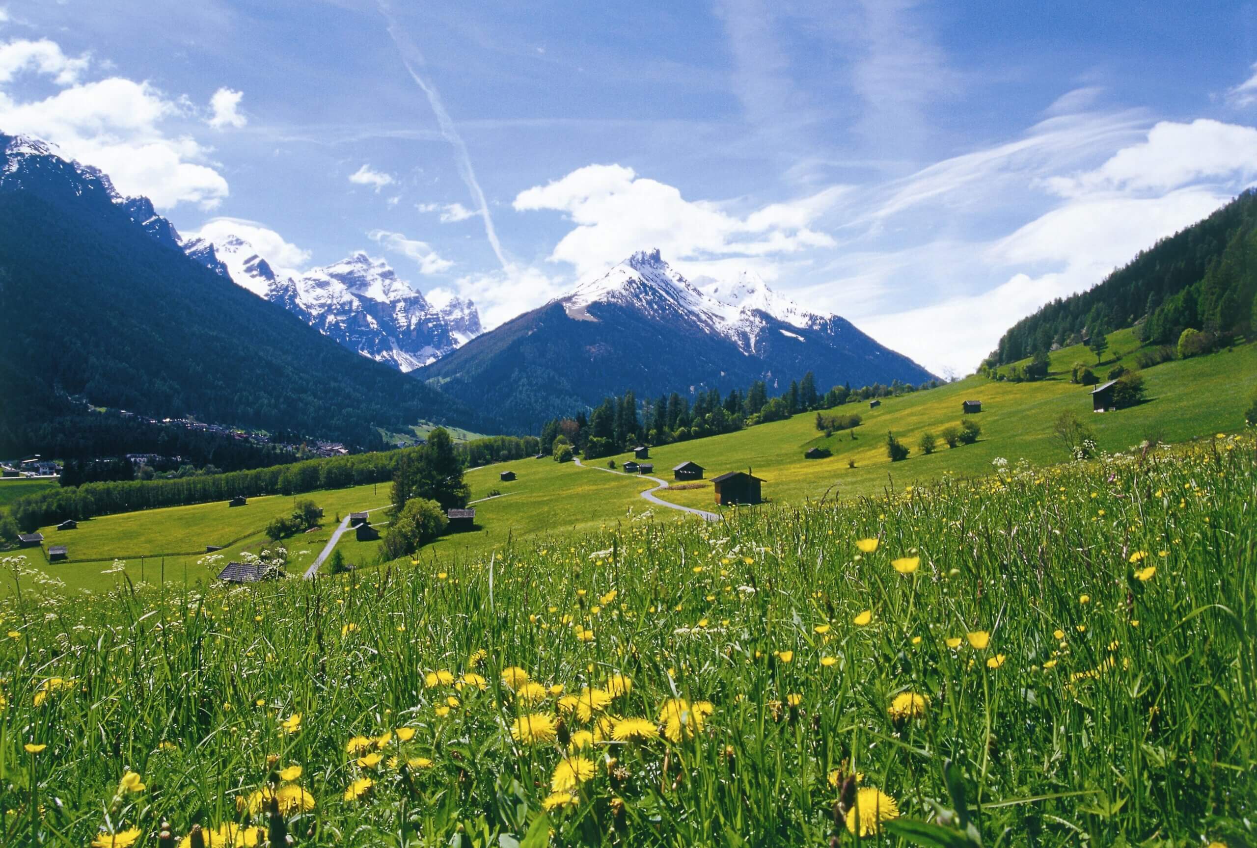 Stubaital im Frühling