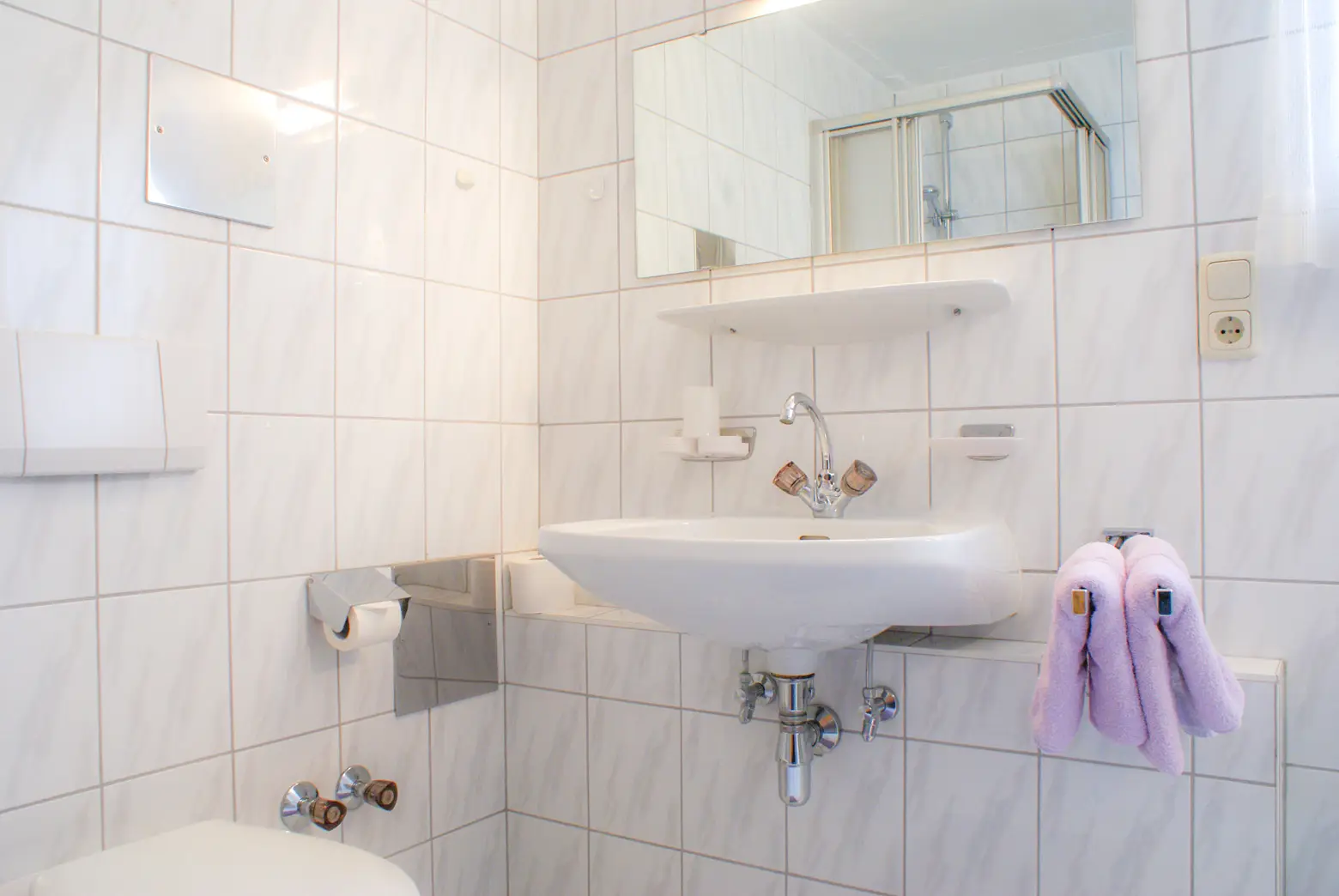 Badezimmer im Appartement Bergjuwel