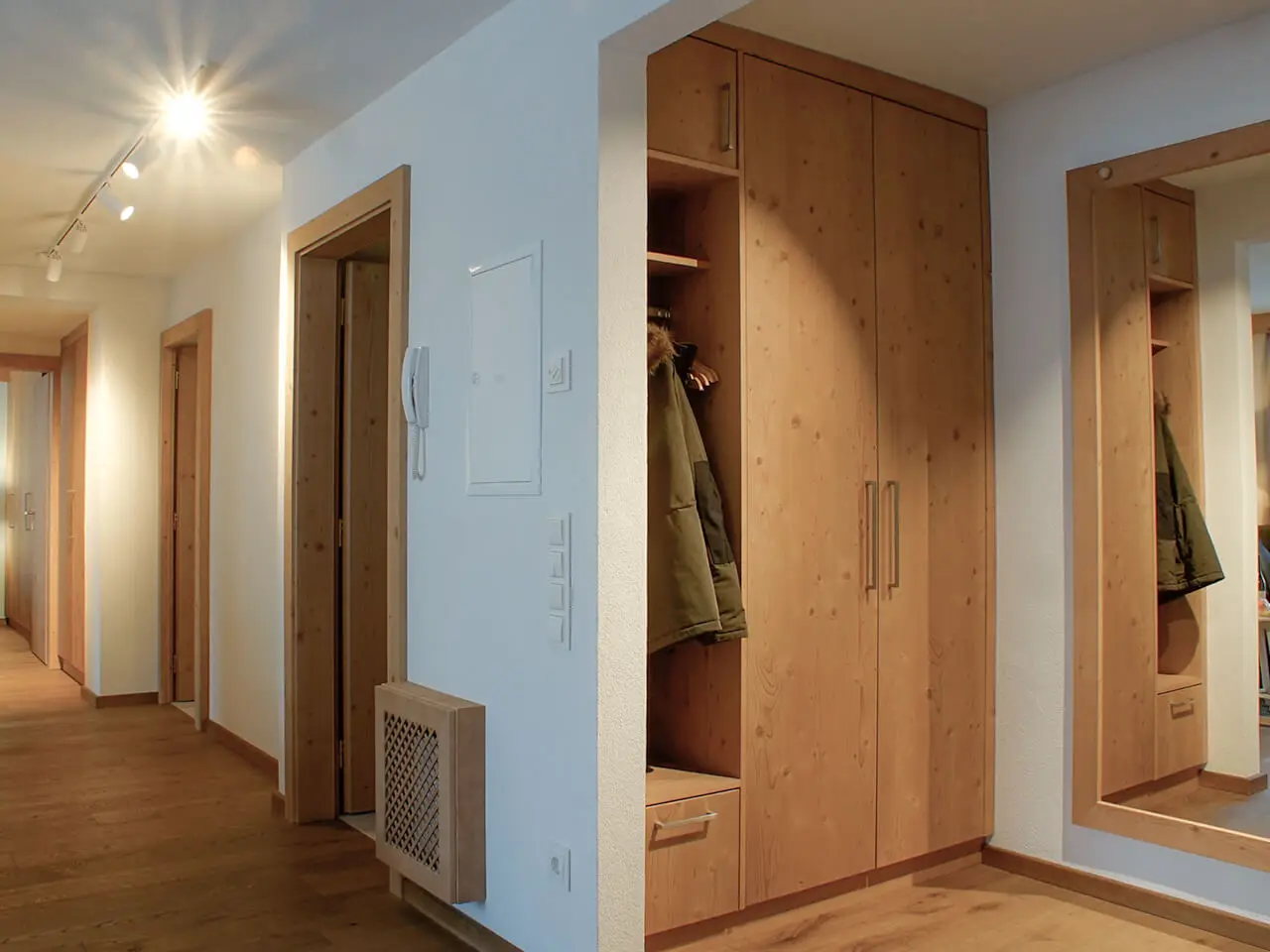 Garderobe im Appartement König Serles